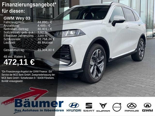 Weiß Neu 2025 Wey 03 Lux SUV | 44.890 € (Fairer Preis) - Bild 1/4