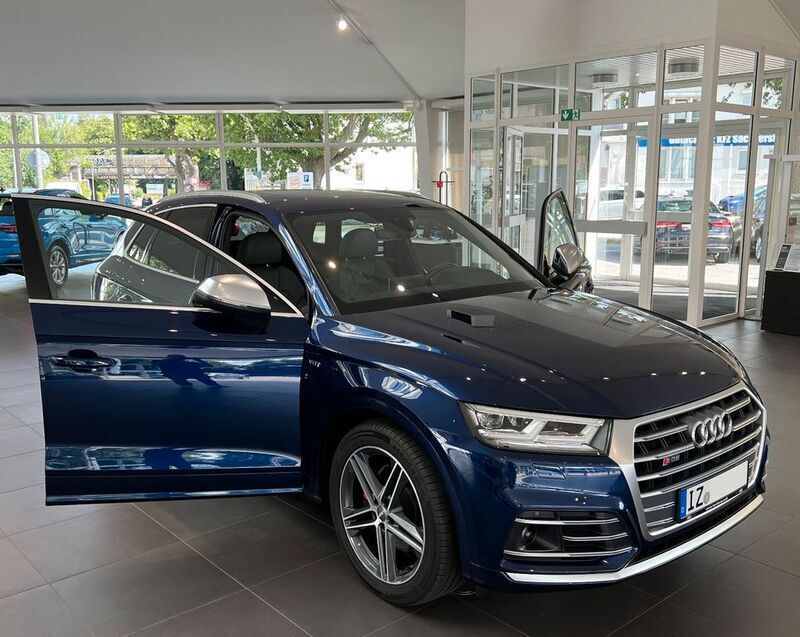 Blau Gebraucht 2018 Audi SQ5 Design SUV | 36.500 € (Fairer Preis) - Bild 1/4