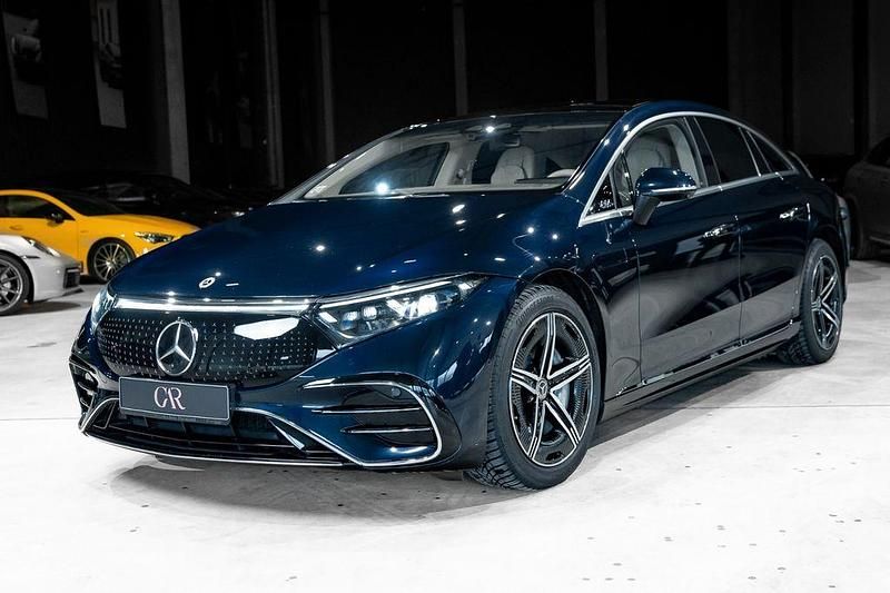 Blau Gebraucht 2022 Mercedes EQS450+ AMG Limousine | 59.790 € (Fairer Preis) - Bild 1/4