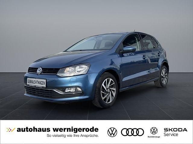 Blau Gebraucht 2017 VW Polo Sound Limousine | 9.439 € (Fairer Preis) - Bild 1/4