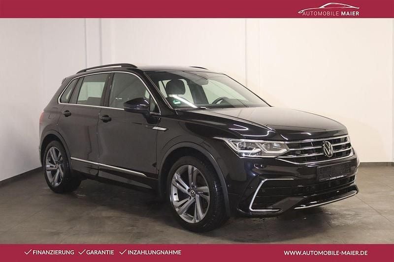 Schwarz Gebraucht 2022 VW Tiguan R-line SUV | 25.800 € (Superpreis) - Bild 1/4