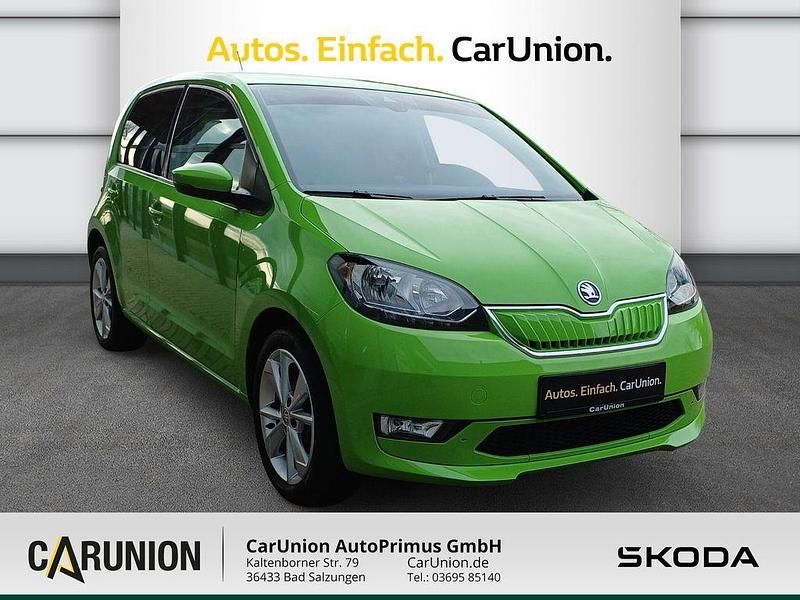 Gebraucht Skoda Citigo-e IV Style 61 kW (83 PS) 2020 Grün Kleinwagen