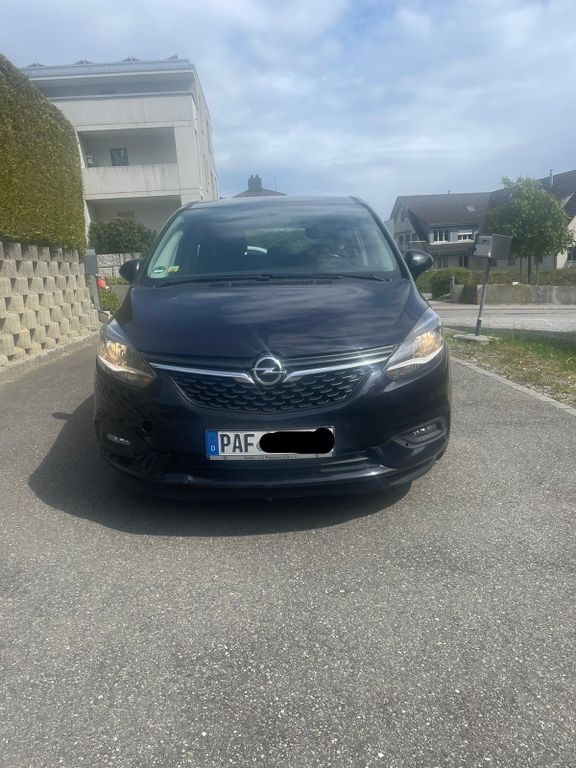 Blau Gebraucht 2017 Opel Zafira Tourer Edition Van / Kleinbus | 9.099 € (Fairer Preis) - Bild 1/4
