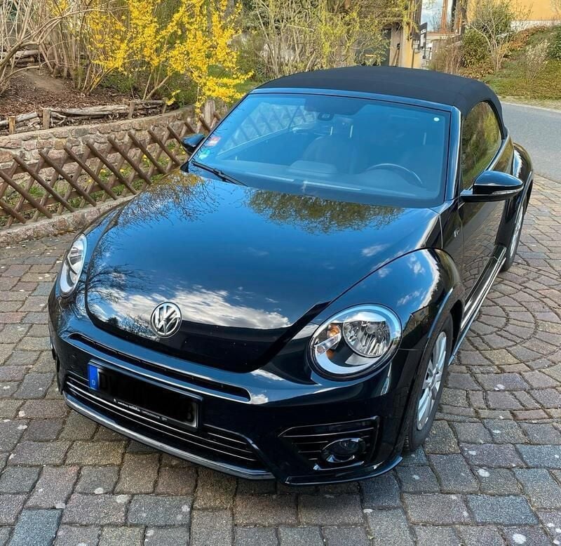 Schwarz Gebraucht 2017 VW Beetle R-line Cabrio | 18.500 € (Fairer Preis) - Bild 1/4