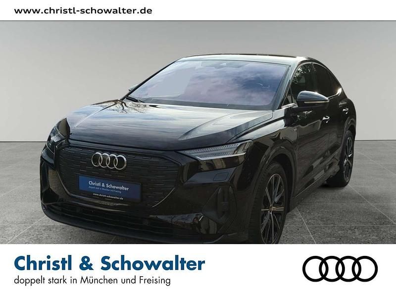 Mythosschwarz metallic Gebraucht 2022 Audi Q4 Sportback e-tron S-Line SUV | 38.912 € (Etwas zu teuer) - Bild 1/4
