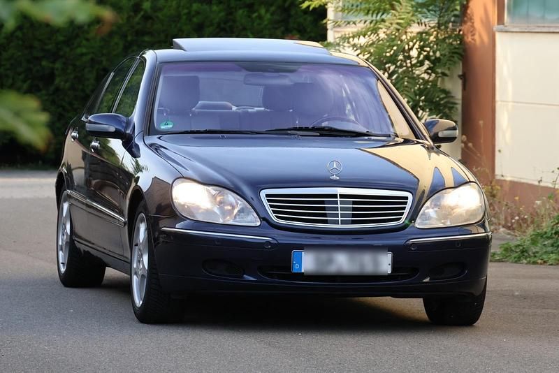 Blau Gebraucht 1999 Mercedes S500 Limousine | 10.900 € (Fairer Preis) - Bild 1/4