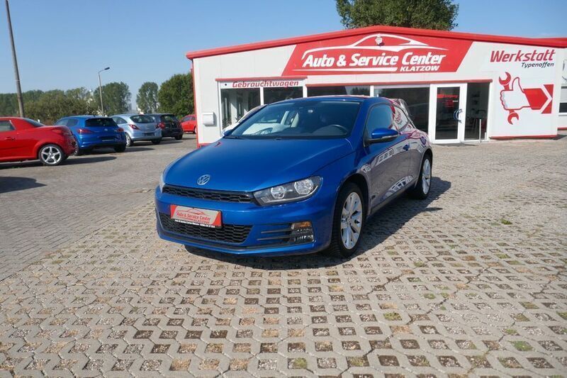 Blau Gebraucht 2014 VW Scirocco Coupé | 11.180 € (Superpreis) - Bild 1/4