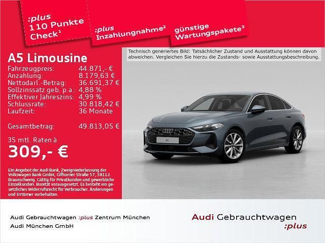 Horizontblau metallic Gebraucht 2025 Audi A5 Sport Coupé | 44.871 € (Guter Preis) - Bild 1/2