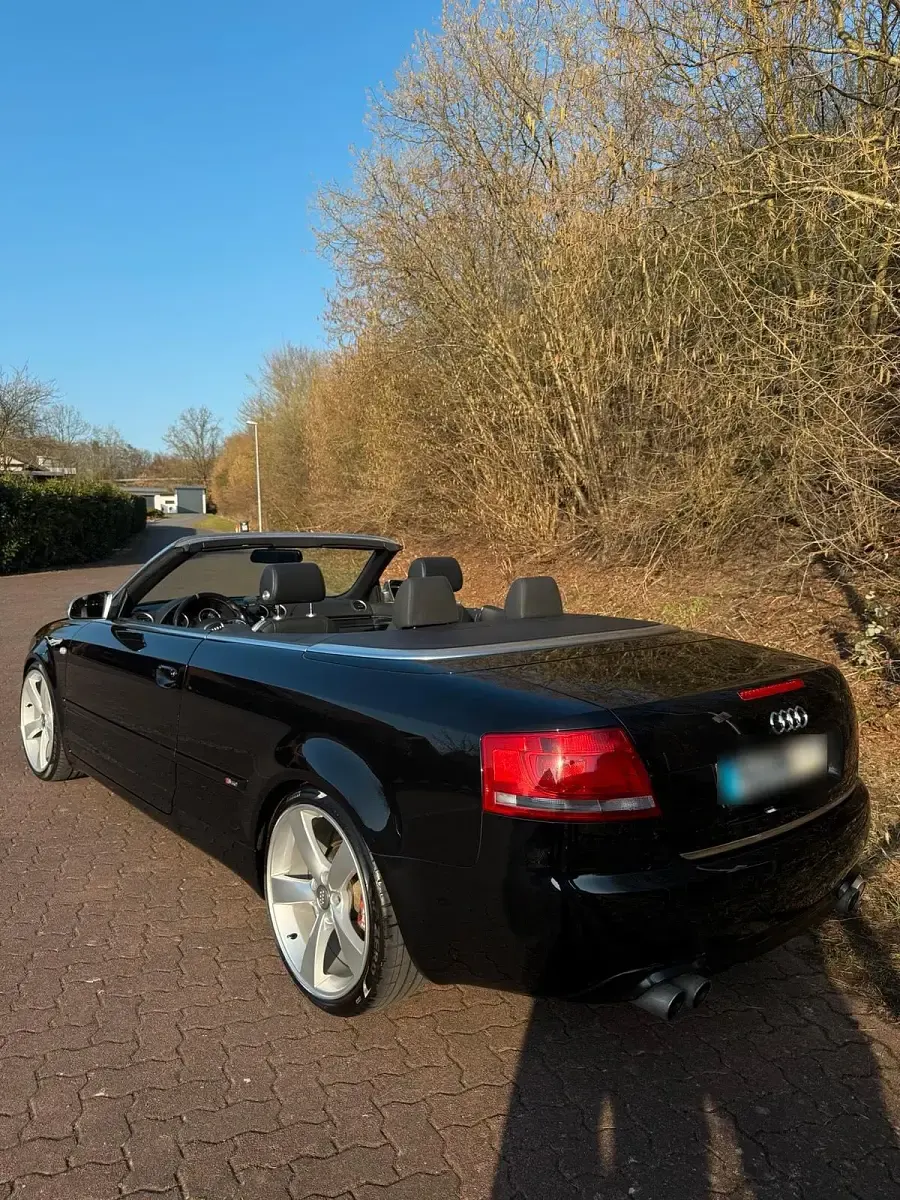 Gebraucht Audi A4 Cabriolet S-line plus 163 PS (119 kW) 2009 Schwarz Cabrio