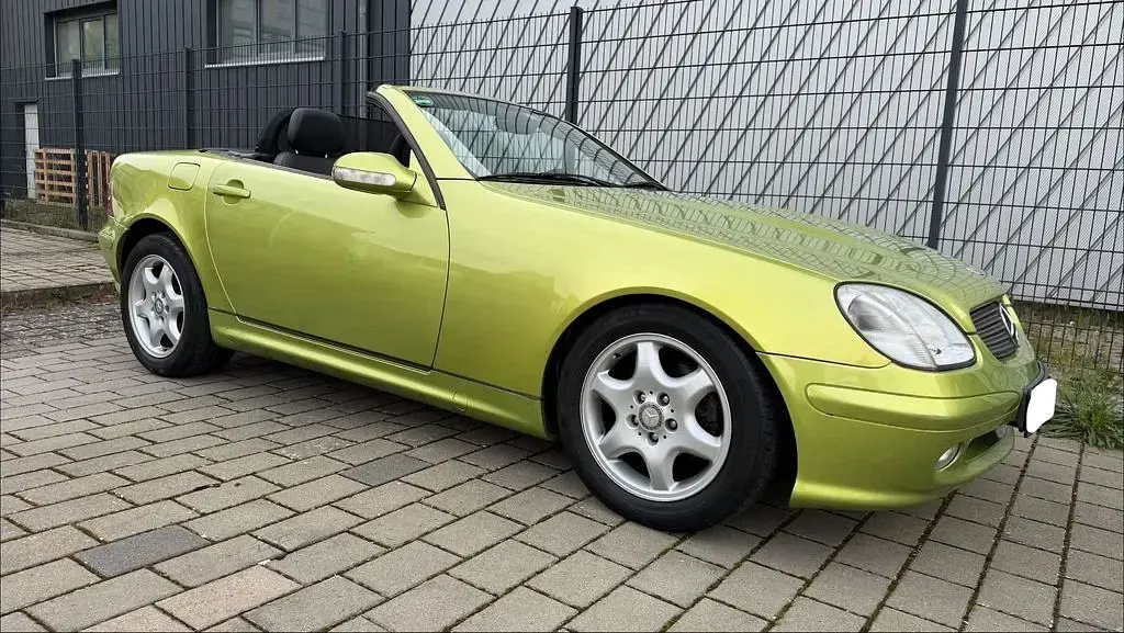 Second-hand Mercedes SLK200 163 CP (119 kW) 2000 Verde Cabrio