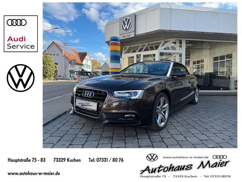 Braun Gebraucht 2016 Audi A5 Cabriolet Sport Cabrio | 22.590 € (Fairer Preis) - Bild 1/4