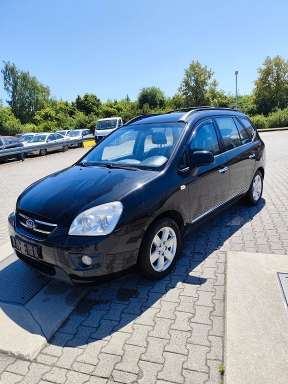 Schwarz Gebraucht 2009 Kia Carens EX Van / Kleinbus | 1.699 € (Fairer Preis) - Bild 1/4