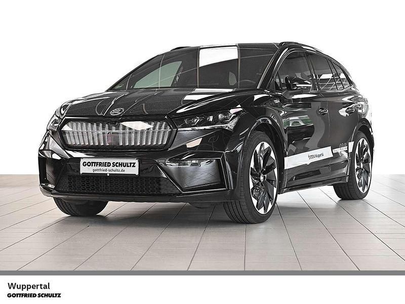 Schwarz Gebraucht 2024 Skoda Enyaq iV SportLine SUV | 50.980 € (Guter Preis) - Bild 1/4