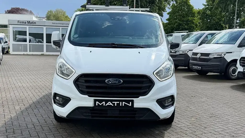 Gebraucht Ford Transit Custom Trend 131 PS (96 kW) 2022 Weiß Van / Kleinbus
