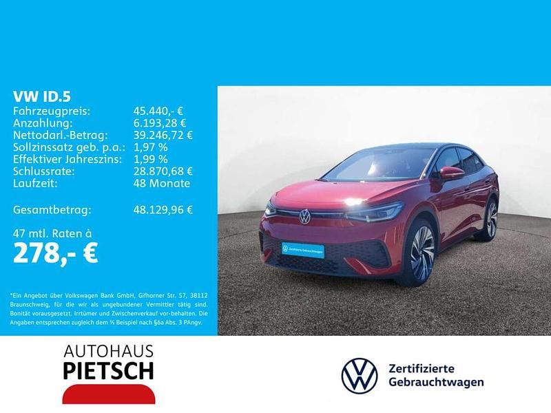 Rot Gebraucht 2024 VW ID.5 Pro SUV | 45.440 € (Teuer) - Bild 1/4
