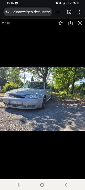 Gebraucht Audi A3 200 PS (147 kW) 1997 Grau Kleinwagen