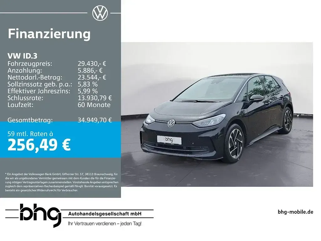 Gebraucht VW ID.3 Pro 150 kW (204 PS) 2024 Kleinwagen