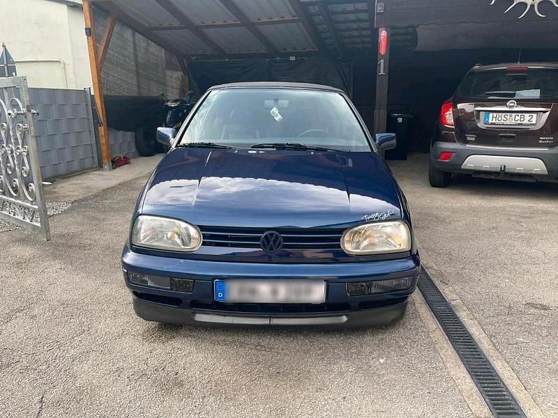 Blau Gebraucht 1997 VW Golf Cabriolet Cabrio | 1.900 € (Guter Preis) - Bild 1/4