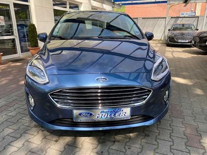 Gebraucht Ford Fiesta Titanium 125 PS (91 kW) 2020 Blau metallic Kleinwagen