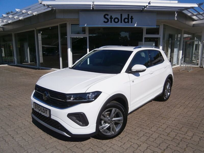 Pure white Gebraucht 2024 VW T-Cross R-line SUV | 29.990 € (Teuer) - Bild 1/4