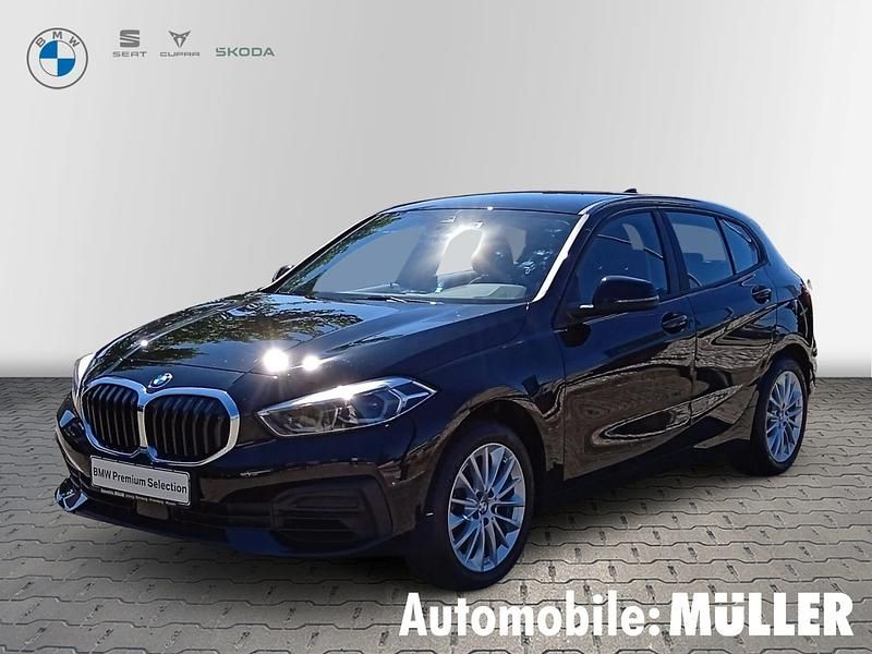 Schwarz Gebraucht 2022 BMW 120 Advantage Kleinwagen | 23.190 € (Guter Preis) - Bild 1/4