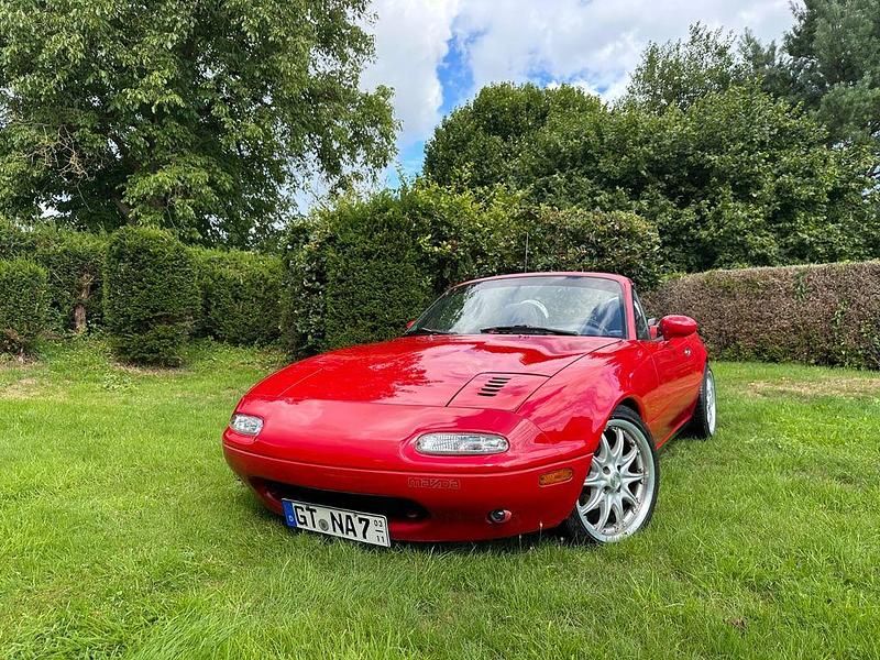 Gebraucht Mazda MX5 116 PS (85 kW) 1990 Rot Cabrio