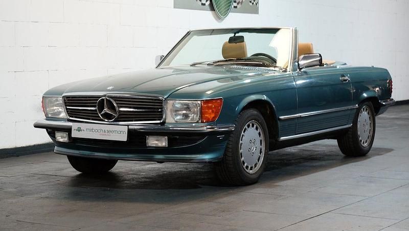 Blau Gebraucht 1989 Mercedes 560 Cabrio | 37.900 € - Bild 1/4