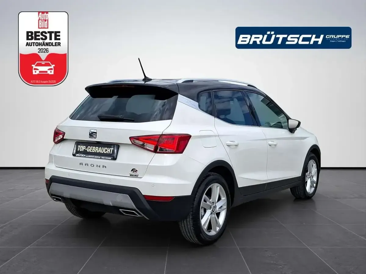 Gebraucht Seat Arona FR 150 PS (110 kW) 2021 "candy" weiss SUV