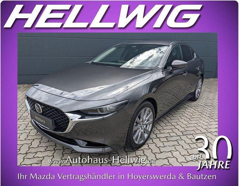 Grau Neu 2026 Mazda 3 Exclusive Limousine | 27.080 € - Bild 1/4
