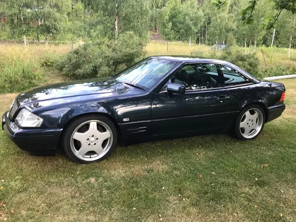 Gebraucht Mercedes SL500 320 PS (235 kW) 1998 Blau Cabrio