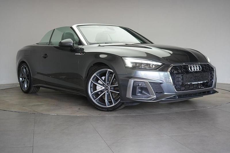 Gebraucht Audi A5 Cabriolet S-Line 204 PS (150 kW) 2022 Daytona gray pearl effect Cabrio