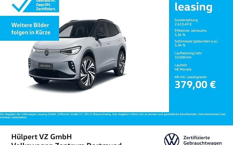 Silber Gebraucht 2024 VW ID.4 GTX SUV | 43.888 € (Superpreis) - Bild 1/4