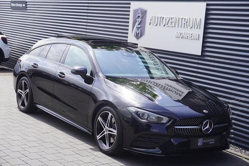 Gebraucht Mercedes CLA220 Shooting Brake AMG line 190 PS (139 kW) 2020 Nachtschwarz  unilack Kombi
