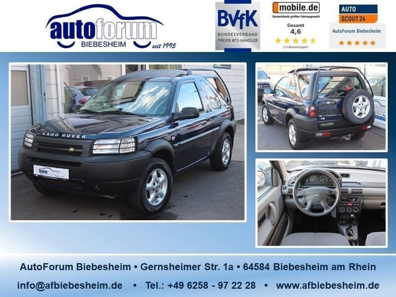 Blau Gebraucht 2003 Land Rover Freelander SUV | 5.999 € (Teuer) - Bild 1/4