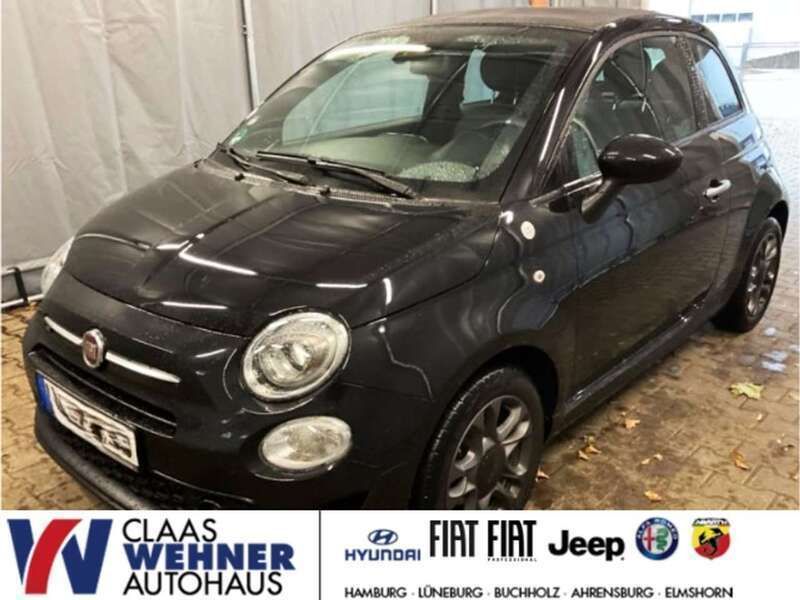 Vesuvio schwarz) (schwarz Gebraucht 2021 Fiat 500C Tech Cabrio | 12.930 € (Fairer Preis) - Bild 1/4