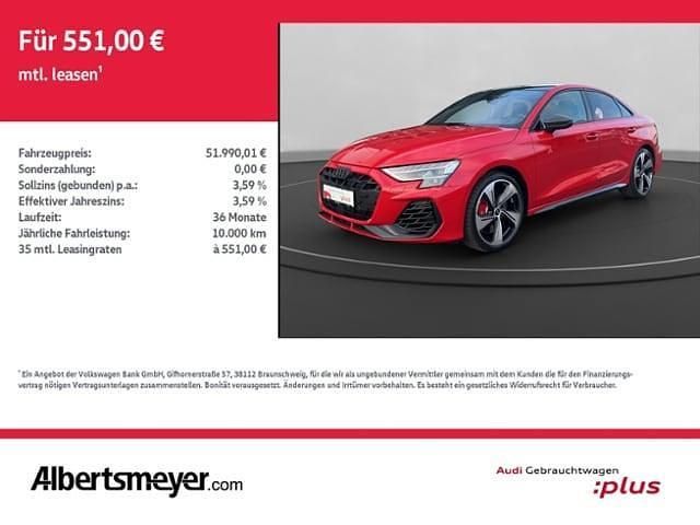 Rot Gebraucht 2024 Audi S3 Ambiente Limousine | 51.990 € (Teuer) - Bild 1/4