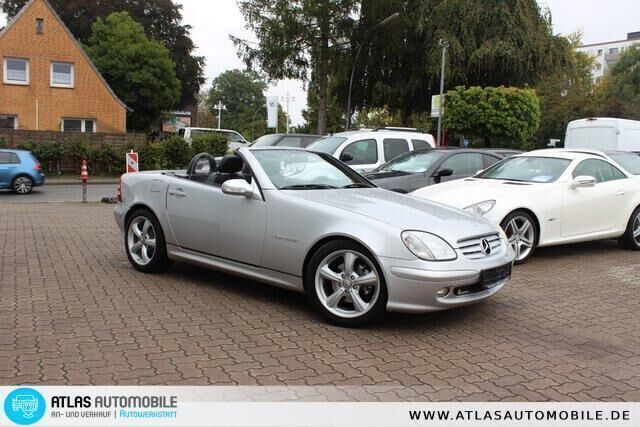 Silber Gebraucht 2000 Mercedes SLK200 Cabrio | 4.990 € (Etwas zu teuer) - Bild 1/4