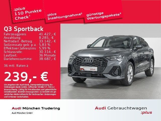Daytonagrau perleffekt Gebraucht 2024 Audi Q3 Sportback S-Line SUV | 44.225 € (Etwas zu teuer) - Bild 1/2
