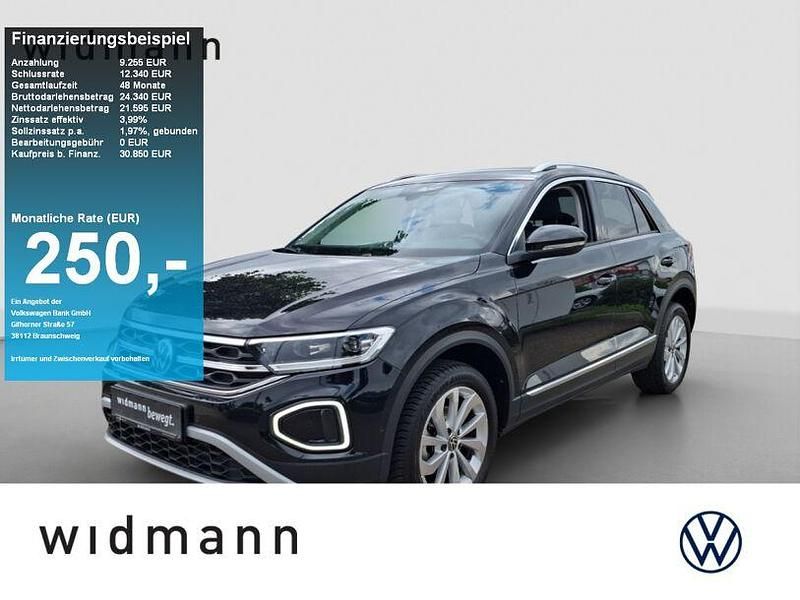 Schwarz Gebraucht 2024 VW T-Roc Style SUV | 30.850 € (Fairer Preis) - Bild 1/4