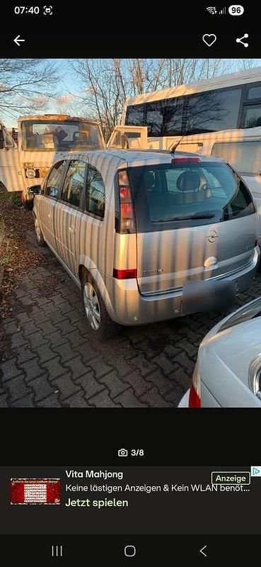 Gebraucht Opel Meriva 101 PS (74 kW) 2005 Silber Van / Kleinbus