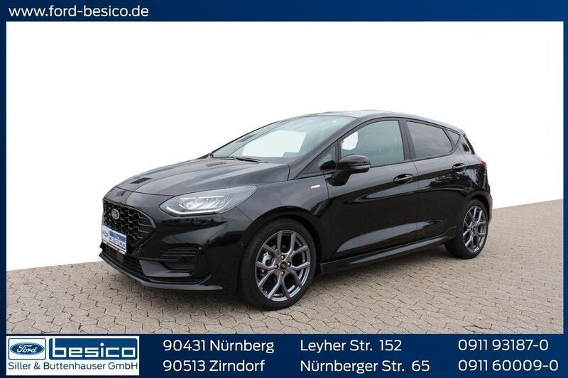 Schwarz Gebraucht 2023 Ford Fiesta ST-Line X Kleinwagen | 25.870 € - Bild 1/4
