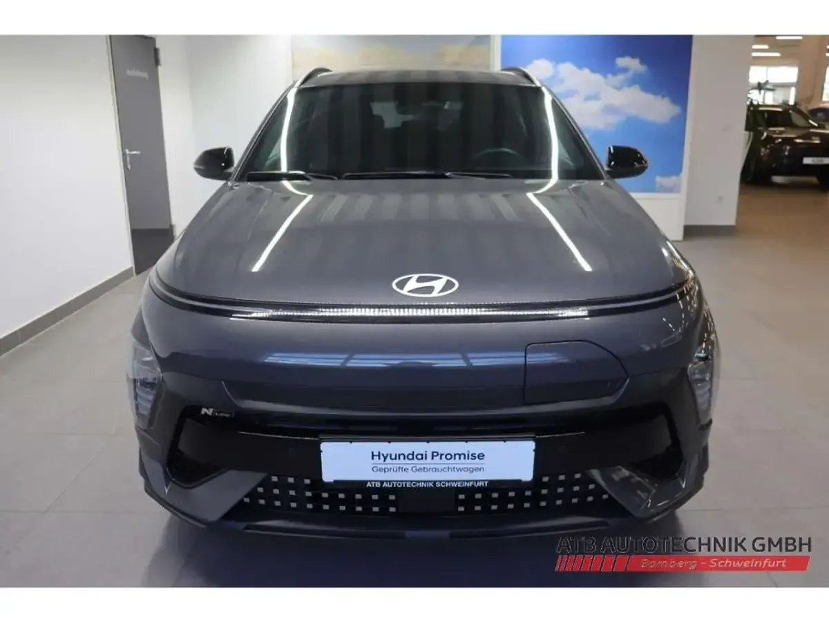 Gebraucht Hyundai Kona N Line 160 kW (218 PS) 2024 Mic (grau SUV