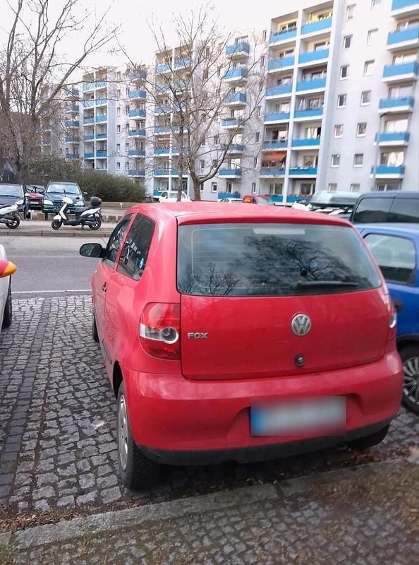 Gebraucht VW Fox 55 PS (40 kW) 2005 Rot Kleinwagen