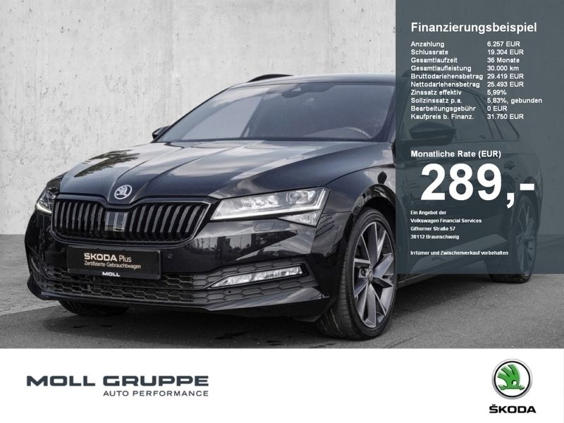 Blackmagic perleffekt Gebraucht 2022 Skoda Superb SportLine Kombi | 31.750 € (Fairer Preis) - Bild 1/4