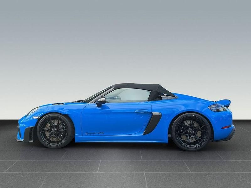 Neu Porsche 718 Spyder 500 PS (367 kW) 2025 Blau Cabrio
