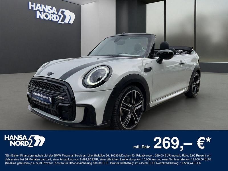 Silber Gebraucht 2021 Mini John Cooper Works Cabriolet Cabrio | 27.250 € (Fairer Preis) - Bild 1/4