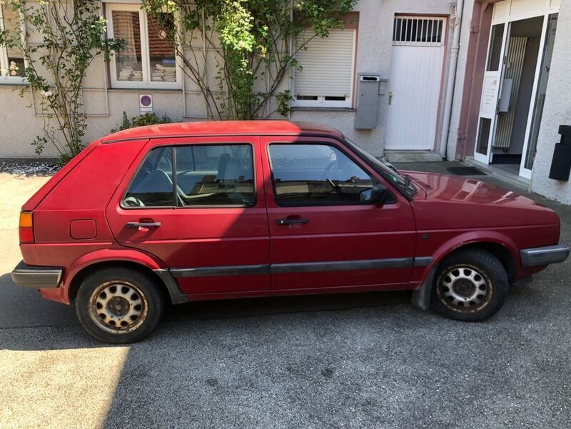 Gebraucht VW Golf II 69 PS (50 kW) 1991 Rot Kleinwagen