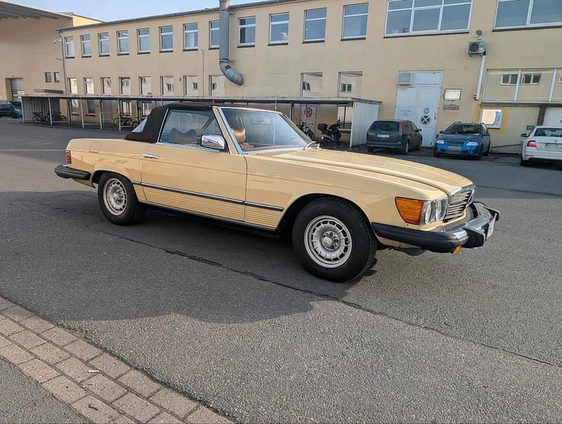 Gebraucht Mercedes SL450 224 PS (164 kW) 1977 Beige Cabrio