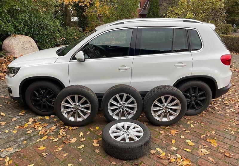 Weiß Gebraucht 2014 VW Tiguan Sportline SUV | 9.250 € (Superpreis) - Bild 1/4