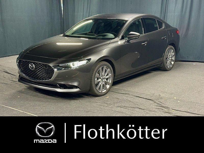 Machine gray Neu 2025 Mazda 3 Exclusive-Line Limousine | 28.770 € - Bild 1/4